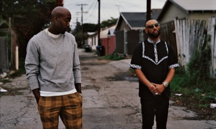 Gibbs (on left) with Madlib, with whom he collaborated on Bandana in 2019.