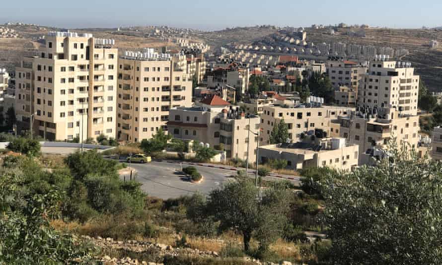 Raja Shehadeh’s former neighbourhood in Ramallah, pictured today.