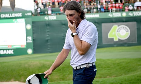 Tommy Fleetwood is emotional after his win at the Nedbank Challenge