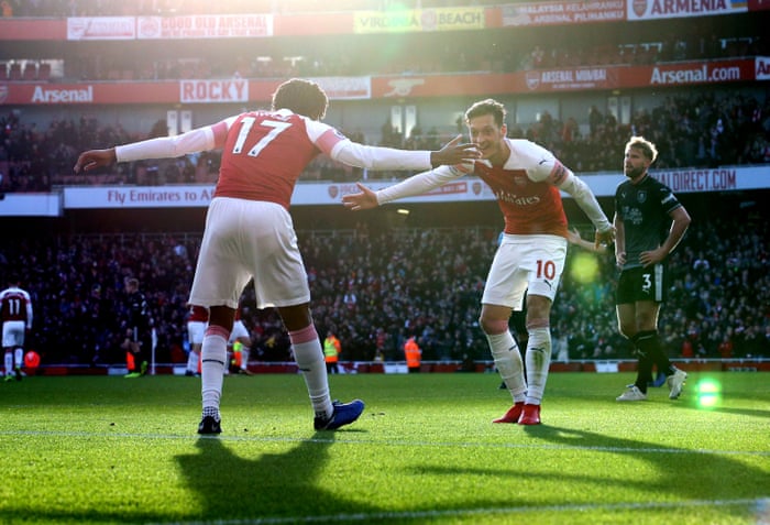 Arsenal 3 1 Burnley Premier League As It Happened Football The Guardian