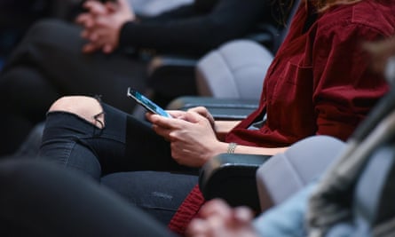 A woman using a mobile phone