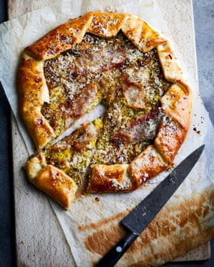 Claire Thomson’s brussels sprout galette with cheese