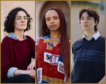 Photo composite shows Sarah Leonard, Noella Williams and Nya Jacobson