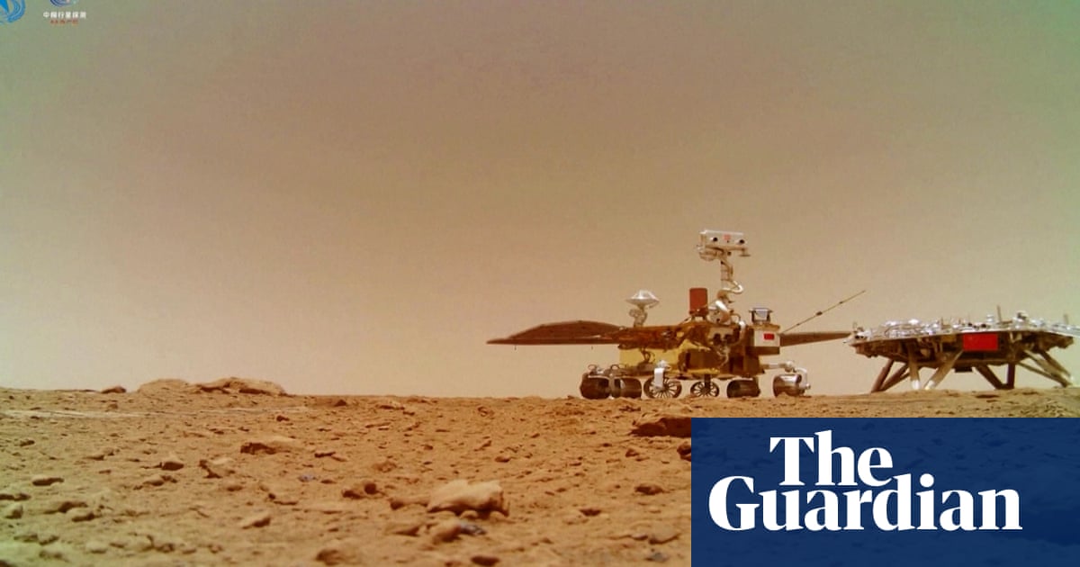 China releases footage from its Mars rover – video