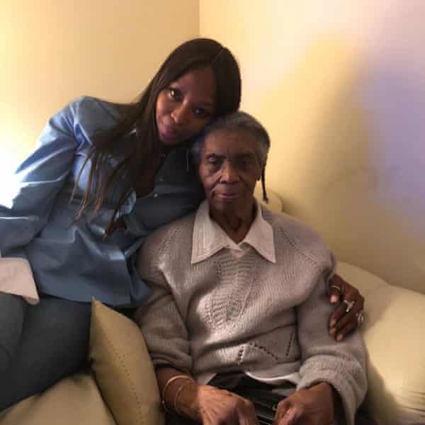 Naomi Campbell with her grandma Ruby Louise Campbell Russell.