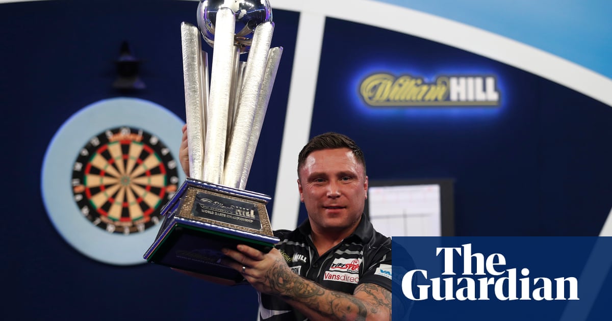 Stræbe jeg er syg kunst Gerwyn Price gears up to defend PDC world darts title in front of full  house | Darts | The Guardian