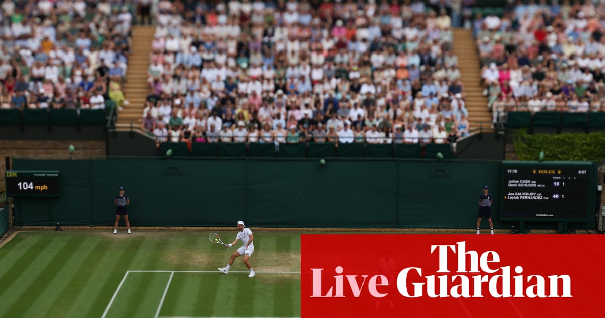 Wimbledon 2026: Swiatek, Rybakina, Zverev and Anisimova in action on day six – live
