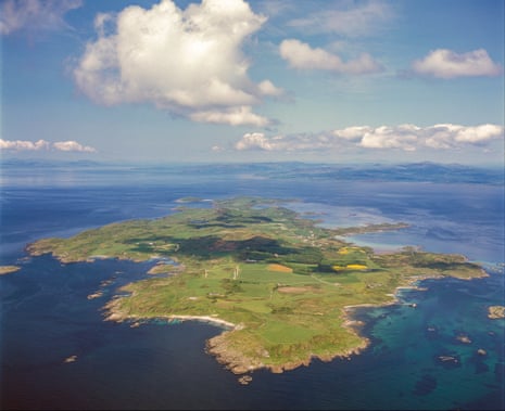 The Isle of Gigha from the air