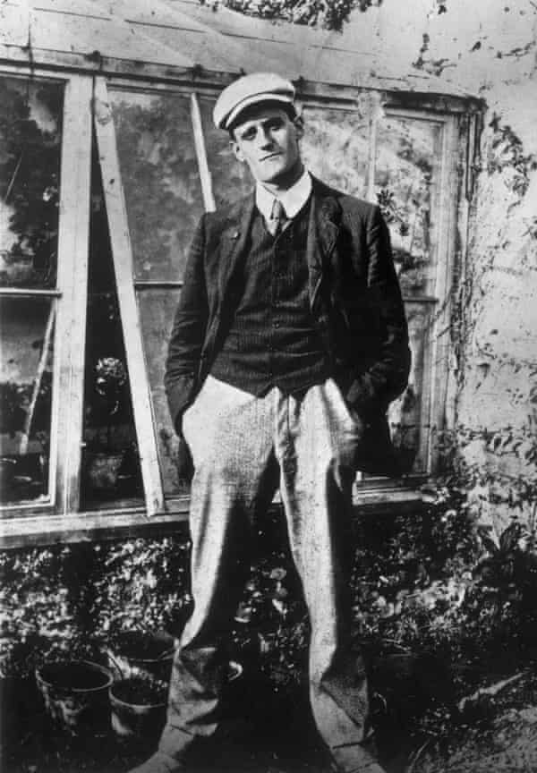 The artist as a young man … Joyce aged 22.