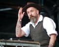 Andrew Weatherall during The Apple Cart Festival 2011 at Victoria Park.