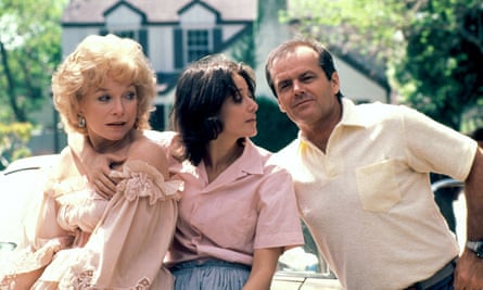 MacLaine with Debra Winger and Jack Nicholson in Terms of Endearment.