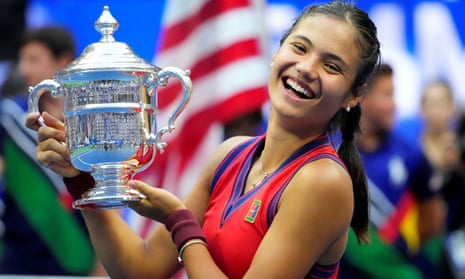 Emma Raducanu won the US Open in only her second grand slam tournament appearance