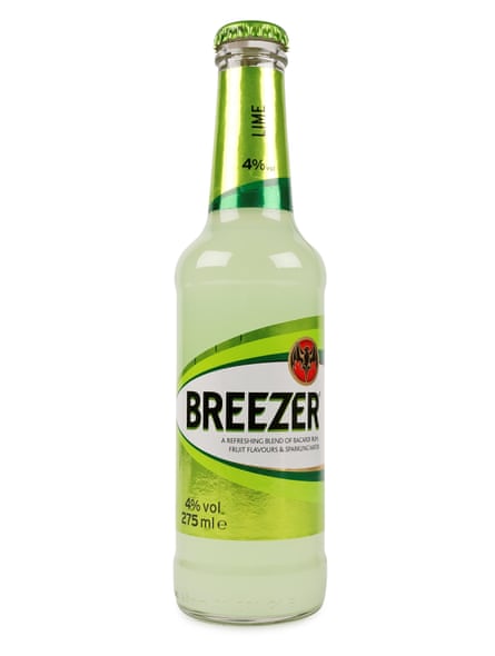 a Bacardi Breezer