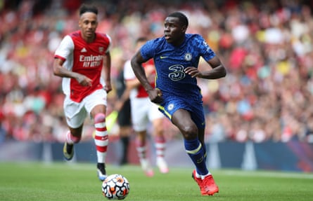 Kurt Zouma, in action here for Chelsea against Arsenal last Sunday, does not want to join West Ham.