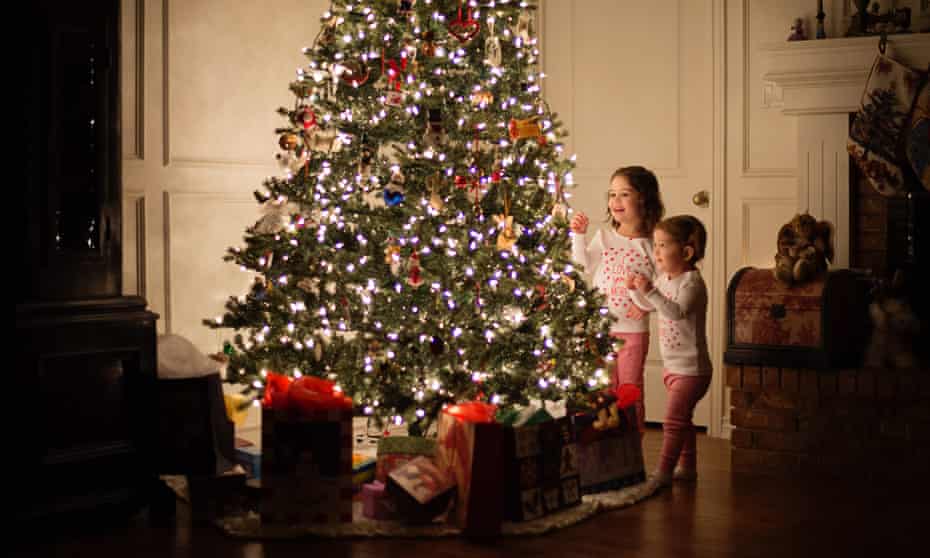 Christmas Trees Can A Fake Really Look As Good As A Real One Christmas The Guardian Pre Lit Christmas Trees Under $100
