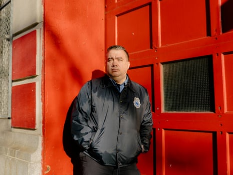 Anthony Almojera, an emergency medical services (EMS) lieutenant and union leader with the New York fire department, at the FDNY EMS Station 40 in Sunset Park, Brooklyn. 