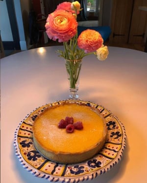 Sophie’s lemon custard tart