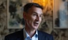 Jeremy Hunt warns against Tory lurch to right: ‘Elections are won from the centre ground’