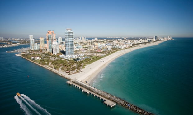 Sea levels are expected to rise in south-east Florida, home to Miami Beach, by six to 10 inches by 2030.