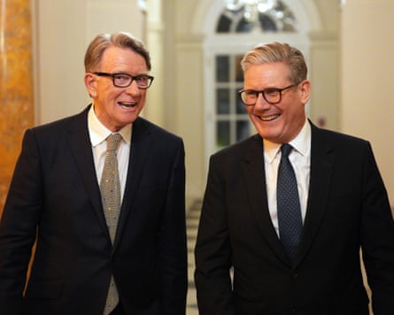 Peter Mandelson and Keir Starmer