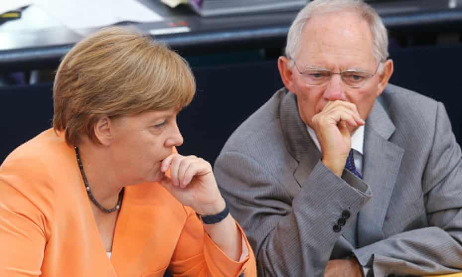Angela Merkel and Wolfgang Schäuble