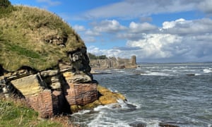 The sea by St Andrews’ Castle, St Andrews, Scotland, September 2022