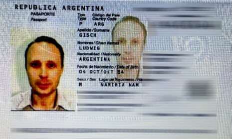 The passport of ‘Ludwig Gisch’, who was arrested in Ljubljana last year on suspicion of being a deep-cover Russian spy.