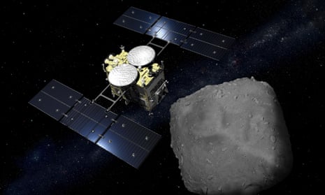 The dust was collected from the asteroid Ryugu by the Japan’s Hayabusa-2 probe