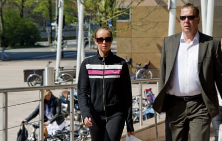 Verona van der Leur arrives at court with her lawyer in 2011.