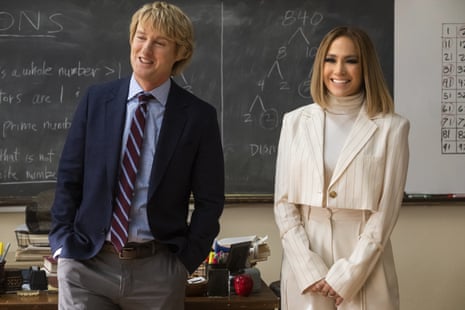 ‘Underpowered romance’: Owen Wilson and Jennifer Lopez in Marry Me.