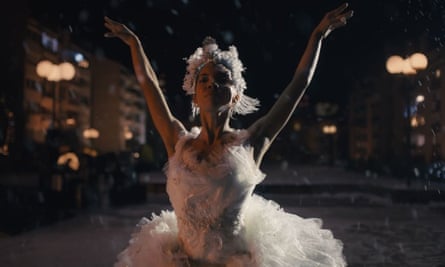 A ballerina in the Amazon Christmas advert 2020.