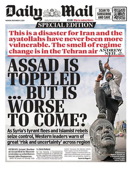 The daily Mail, 9 December 2024.
