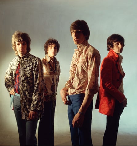 Pink Floyd in 1967. Left to right: Richard Wright, Syd Barrett, Roger Waters and Nick Mason.