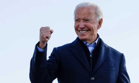 Joe Biden campaigns in Iowa on Friday.