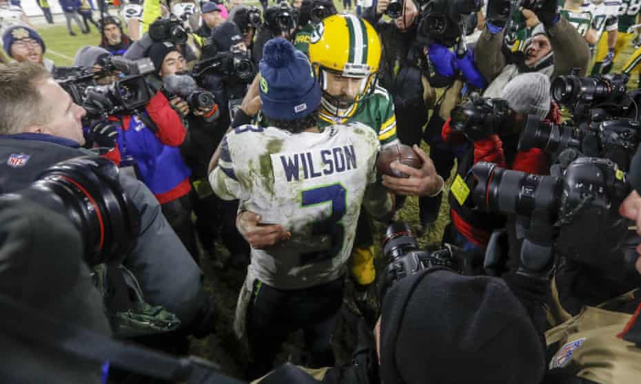 Aaron Rodgers and Russell Wilson could both be on new teams by the summer. 