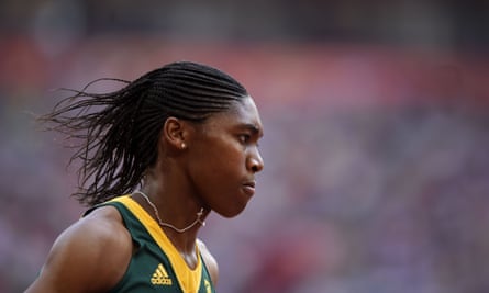South Africa’s Caster Semenya competes in a heat of the women’s 800m in 2015.