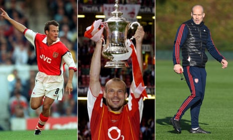 Freddie Ljungberg scoring on his debut in 1998, lifting the FA Cup in 2005 and taking training in 2019.