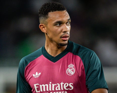 Trent Alexander-Arnold playing for Real Madrid