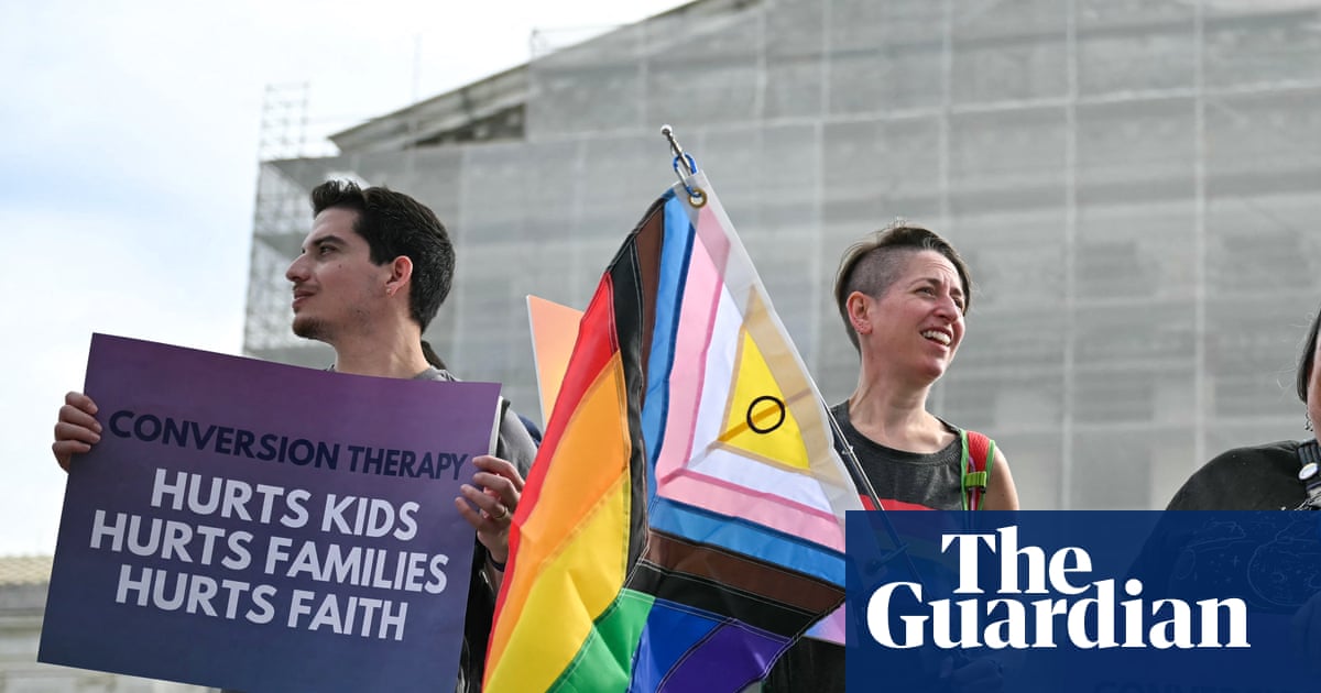 US supreme court rules against Colorado ban on ‘conversion therapy’