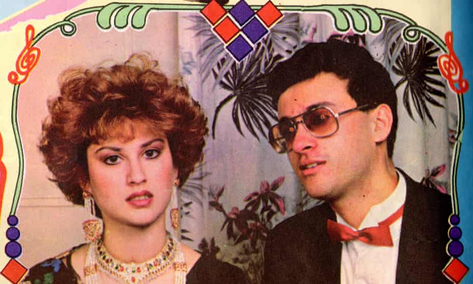 Nermin Niazi and Feisal Mosleh, in a 1989 magazine shoot in Karachi.