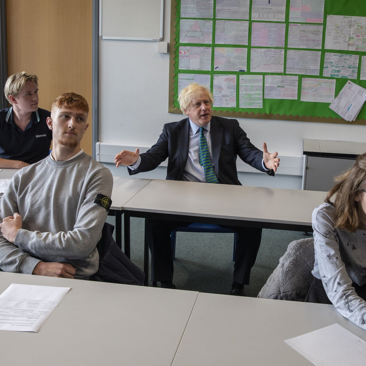 Boris Johnson Blames Mutant Algorithm For Exams Fiasco Boris Johnson The Guardian