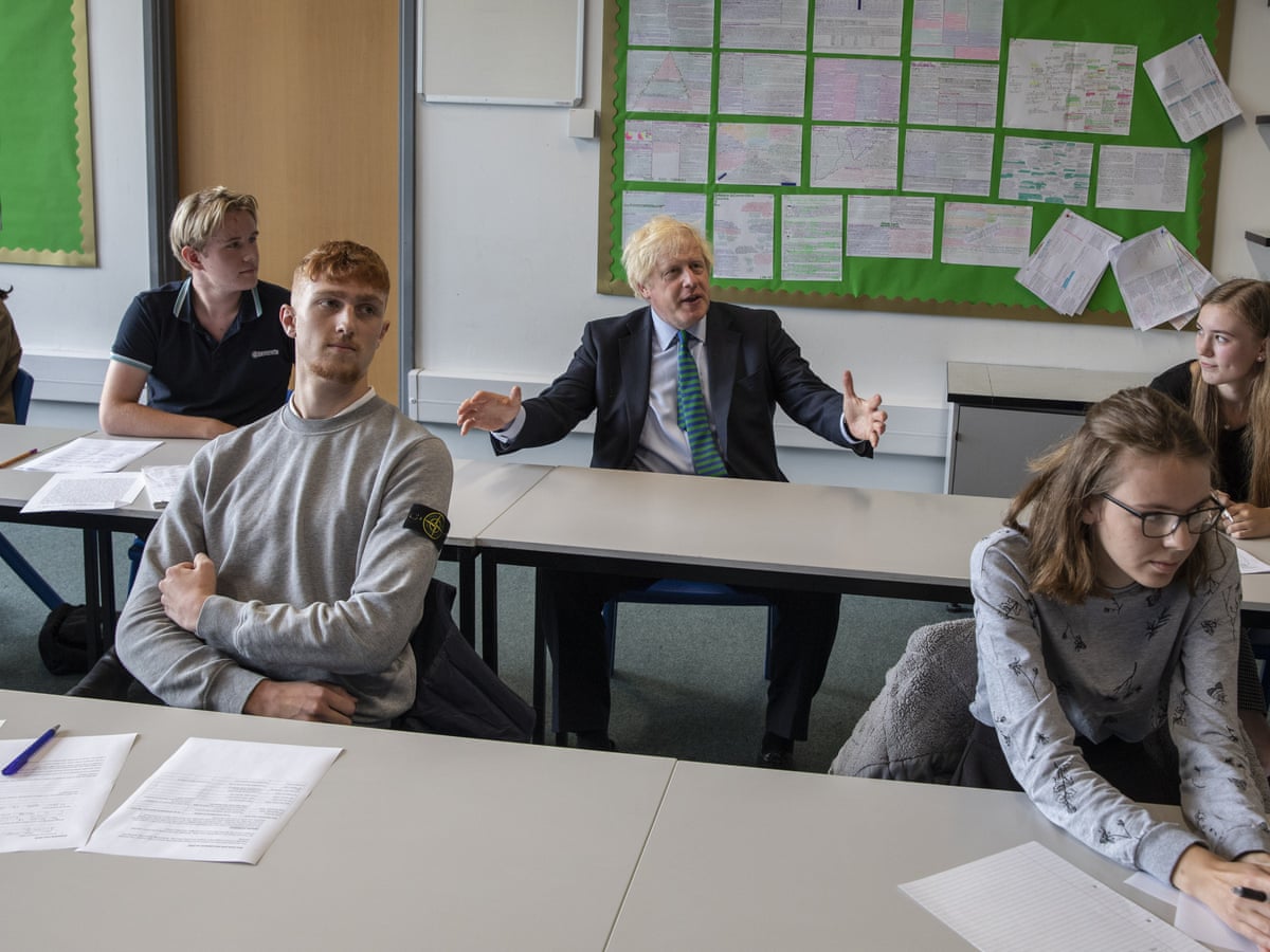 Boris Johnson Blames Mutant Algorithm For Exams Fiasco Boris Johnson The Guardian