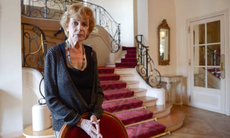 Edna O’Brien, pictured in Paris receiving the Prix Femina special in 2019.