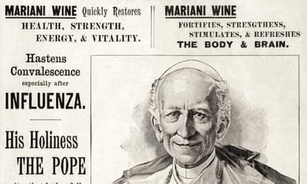 An endorsement for Mariani Wine from Pope Leo XIII.