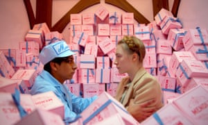 Grand Budapest Hotel – one of three Wes Anderson films featured on the list – reached 21.