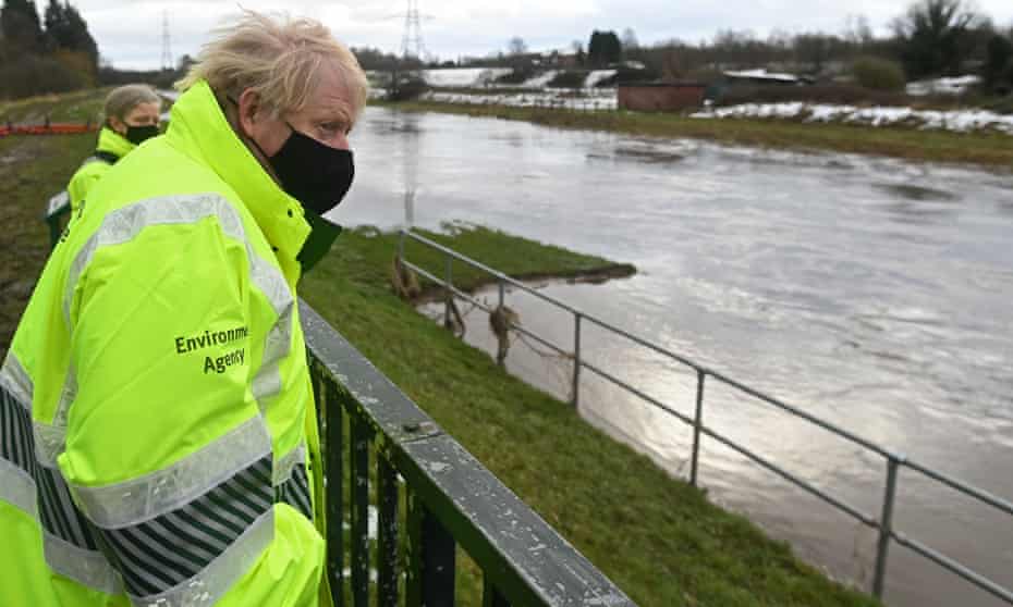 The prime minister spoke about lockdown restrictions while visiting the flood-hit Greater Manchester area. 