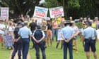 Australia news live update: Scott Morrison speaks in Lismore as residents protest; NSW flood cleanup continues; Japanese encephalitis outbreak spreads to SA