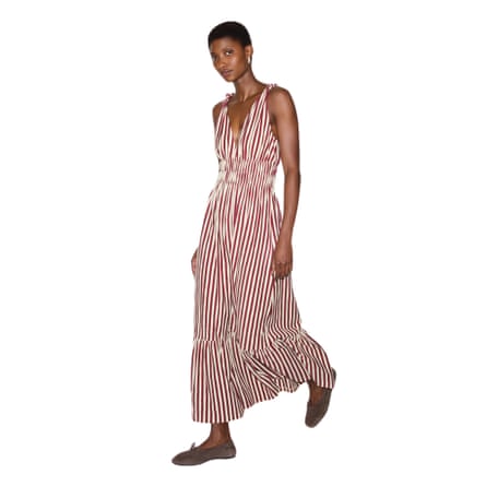 Jigsaw Slub Stripe Cotton Sundress