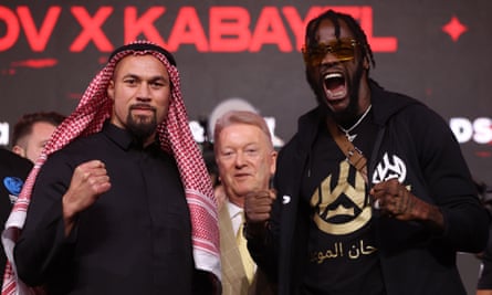 Deontay Wilder and Joseph Parker.