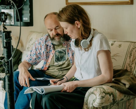 Dennis Kelly with WFTO director Jeanette Nordahl.